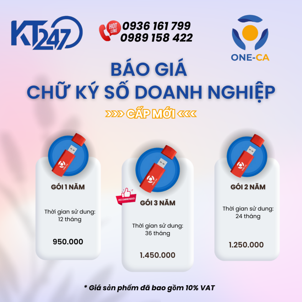 báo giá chữ ký số